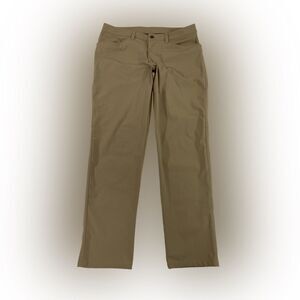 Lululemon Pants Men’s 33 Tan ABC Classic Fit Warpstreme Stretch Chino Casual